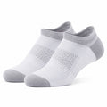 Calzini sportivi alla caviglia 35-38 in tessuto a maglia bianco e grigio traspiranti